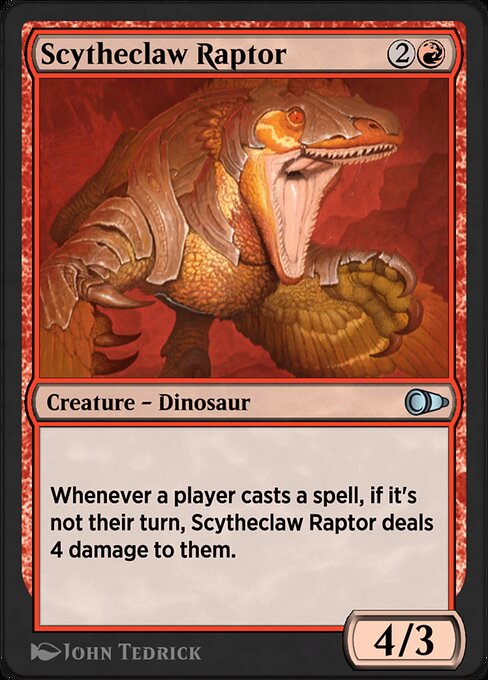 Scytheclaw Raptor highlighted card art
