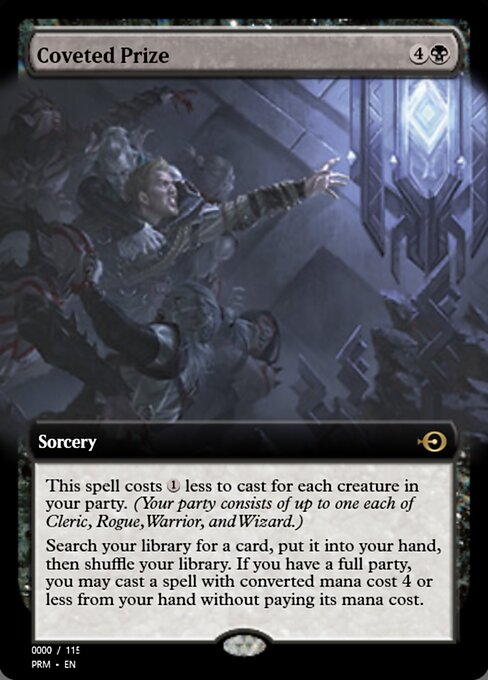 Coveted Prize highlighted card art
