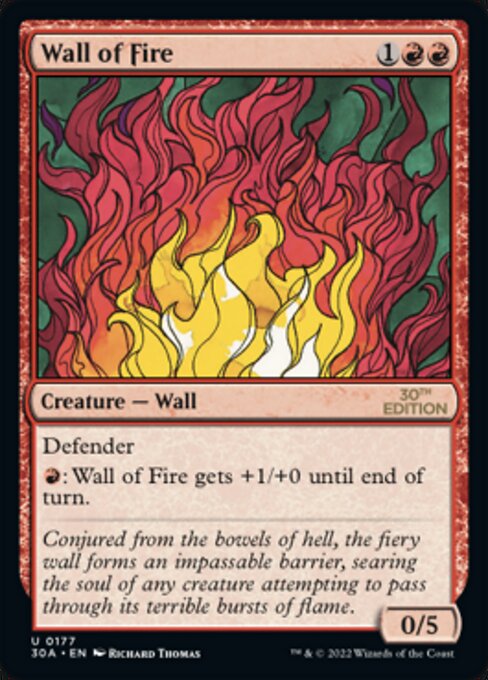 Wall of Fire from 30th Anniversary Edition