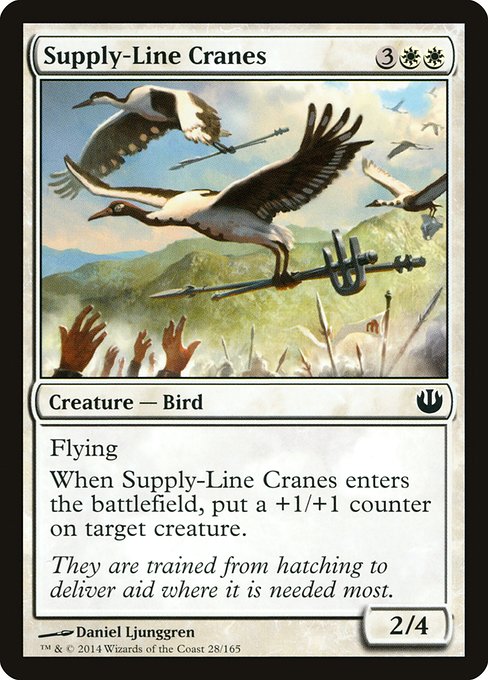 Supply-Line Cranes highlighted card art