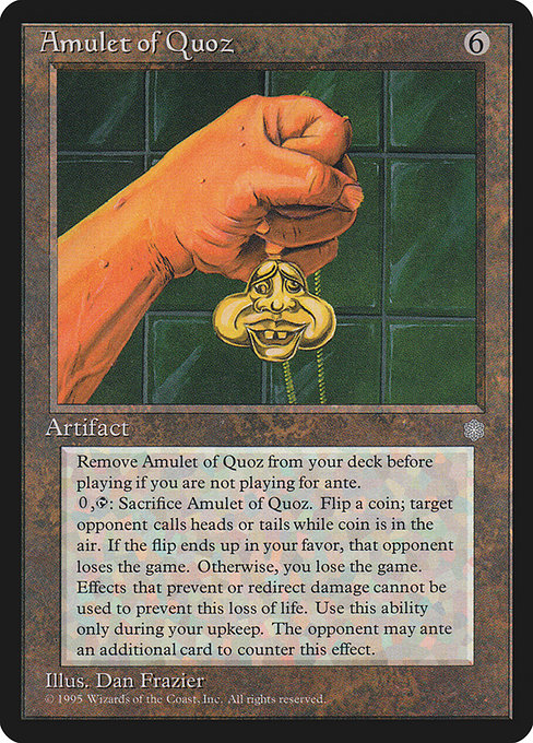 Amulet of Quoz highlighted card art