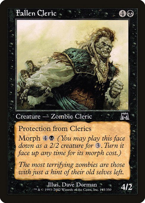 Fallen Cleric highlighted card art