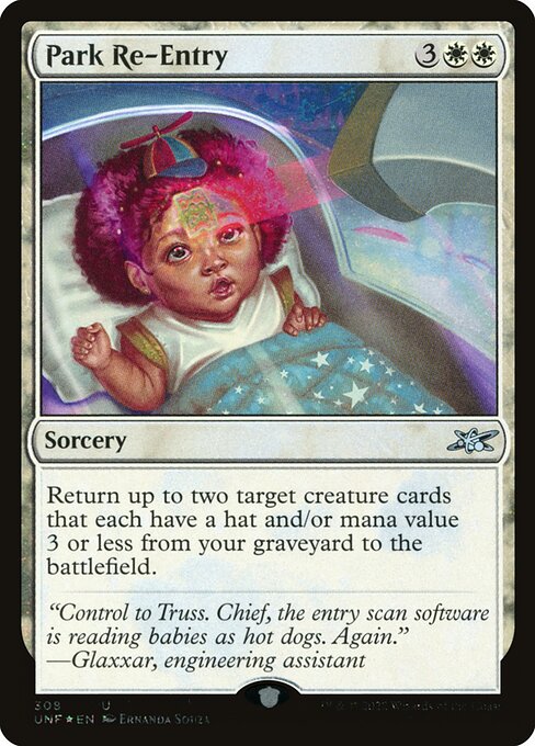 Park Re-Entry highlighted card art