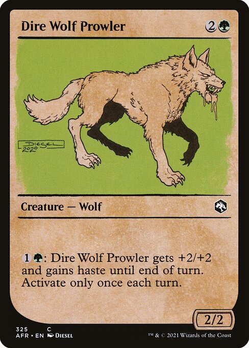 Dire Wolf Prowler from Adventures in the Forgotten Realms