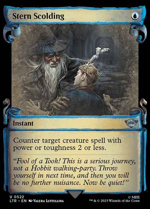 Stern Scolding highlighted card art