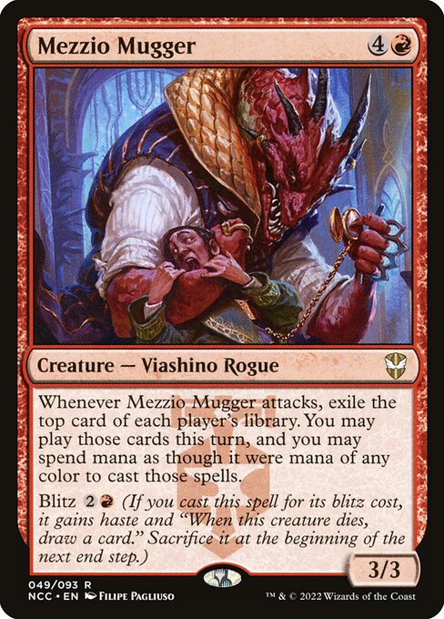 Mezzio Mugger from New Capenna Commander