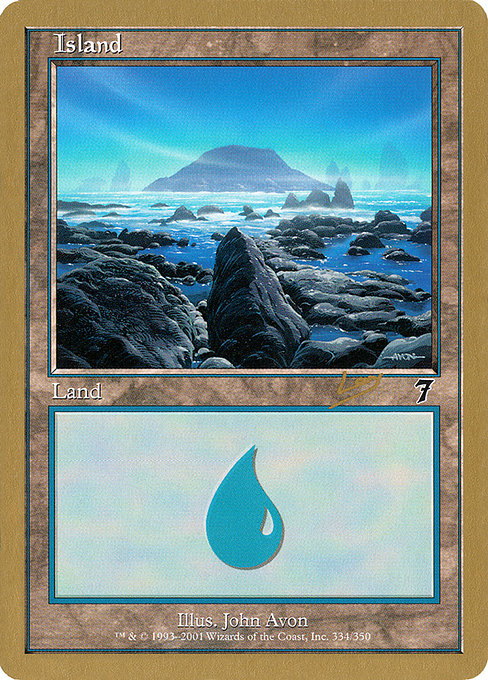 Island from World Championship Decks 2002