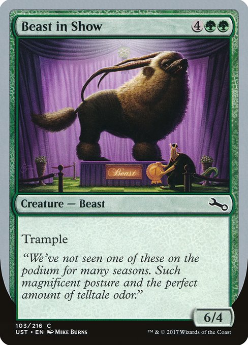 Beast in Show from Unstable