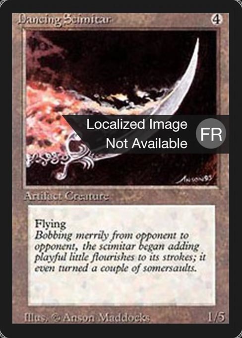 Dancing Scimitar from Foreign Black Border