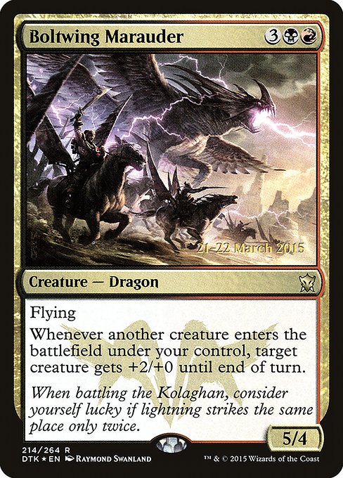Boltwing Marauder from Dragons of Tarkir Promos