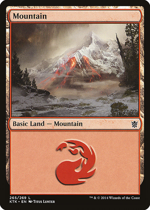 Mountain from Khans of Tarkir