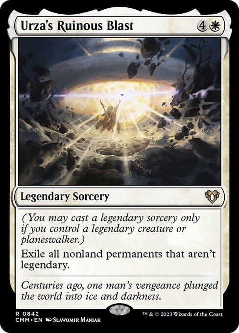 Urza's Ruinous Blast highlighted card art