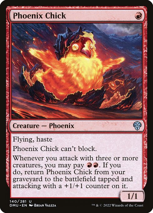 Phoenix Chick highlighted card art