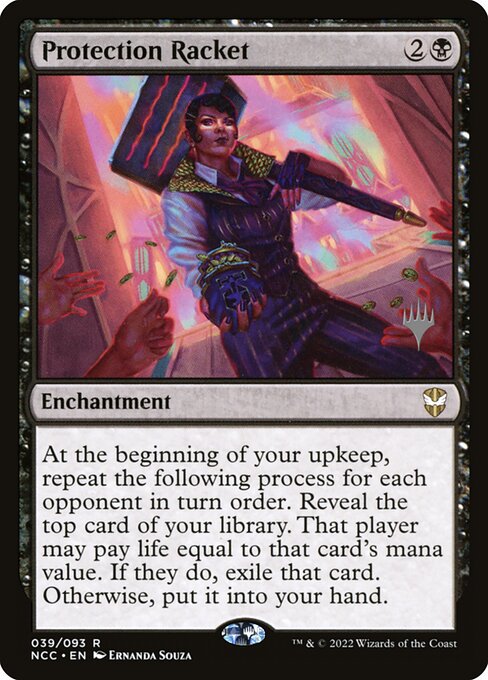 Protection Racket from New Capenna Commander Promos