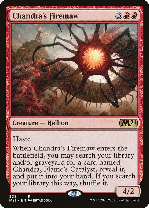 Chandra's Firemaw highlighted card art