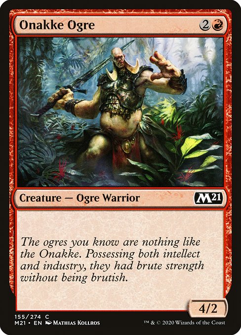 Onakke Ogre from Core Set 2021