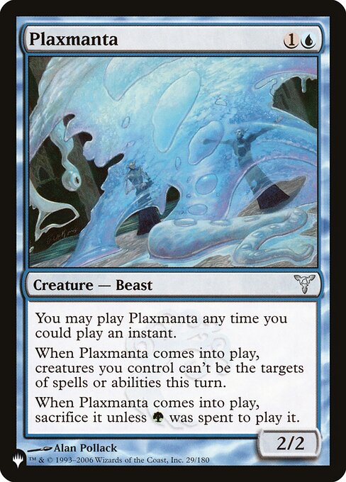 Plaxmanta highlighted card art