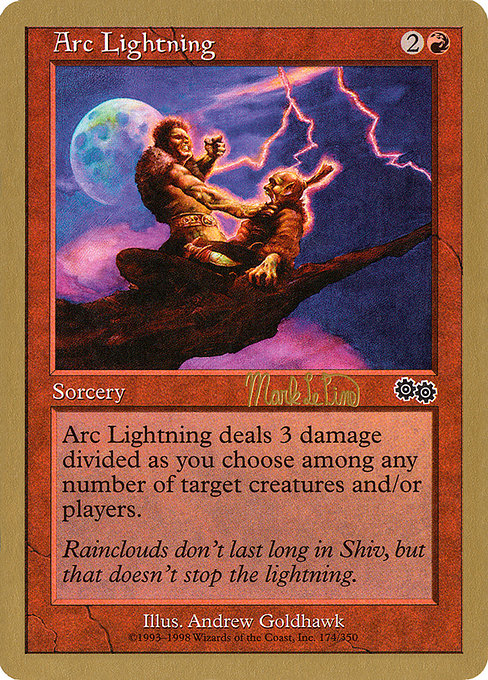 Arc Lightning from World Championship Decks 1999