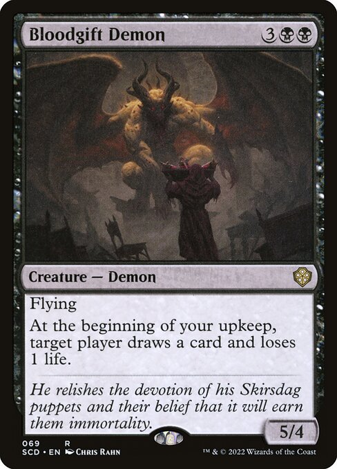 Bloodgift Demon from Starter Commander Decks
