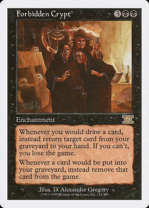 Forbidden Crypt highlighted card art