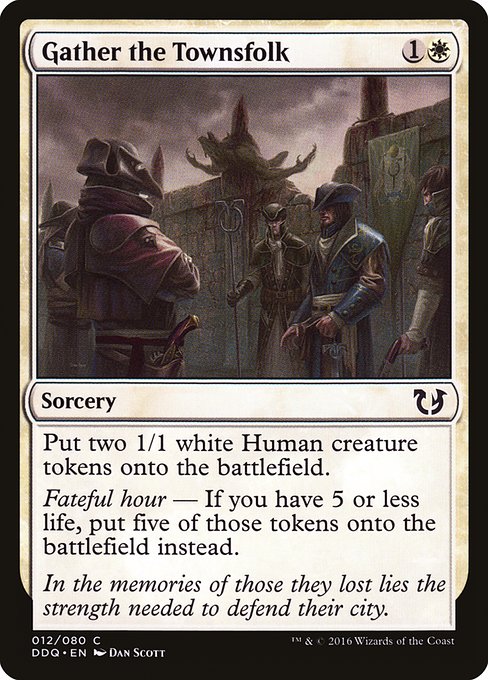 Gather the Townsfolk from Duel Decks: Blessed vs. Cursed