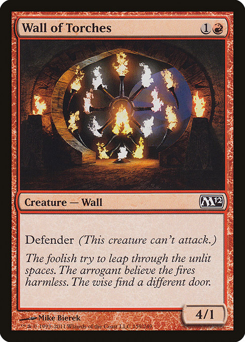 Wall of Torches highlighted card art