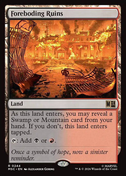 Foreboding Ruins highlighted card art