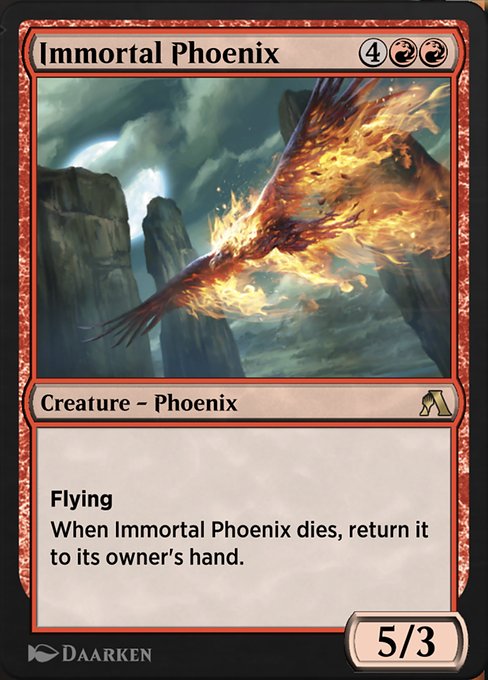 Immortal Phoenix highlighted card art