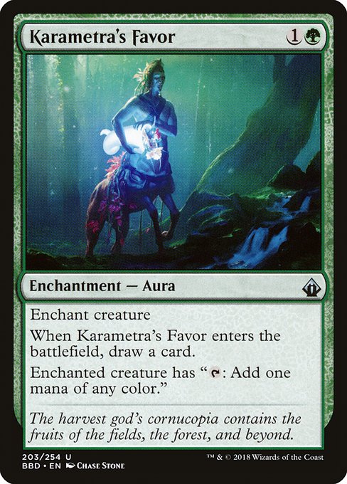 Karametra's Favor from Battlebond