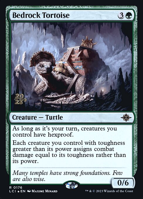 Bedrock Tortoise from The Lost Caverns of Ixalan Promos