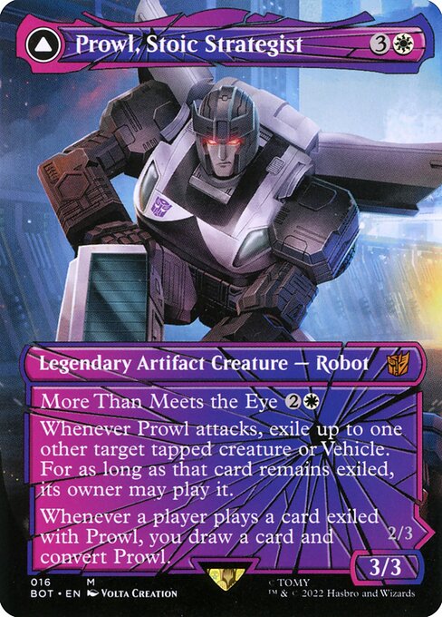 Prowl, Stoic Strategist // Prowl, Pursuit Vehicle from Transformers