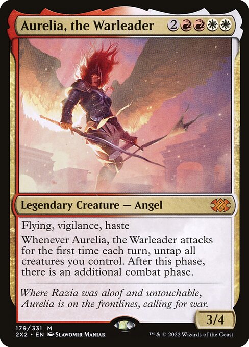 Aurelia, the Warleader from Double Masters 2022