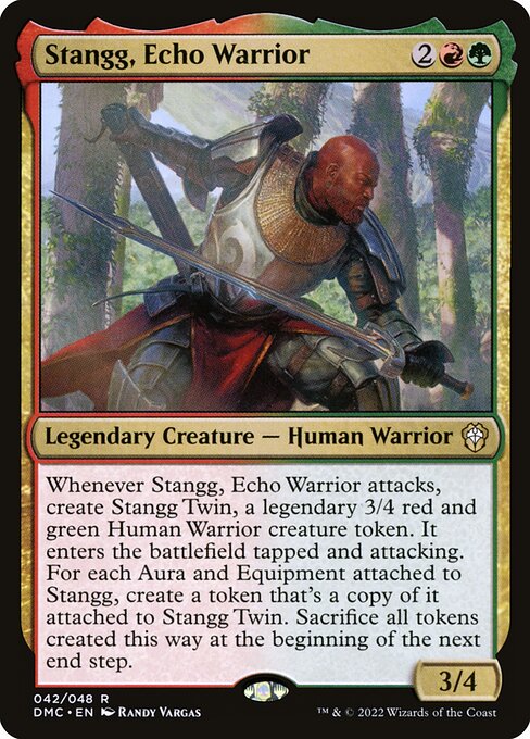 Stangg, Echo Warrior highlighted card art