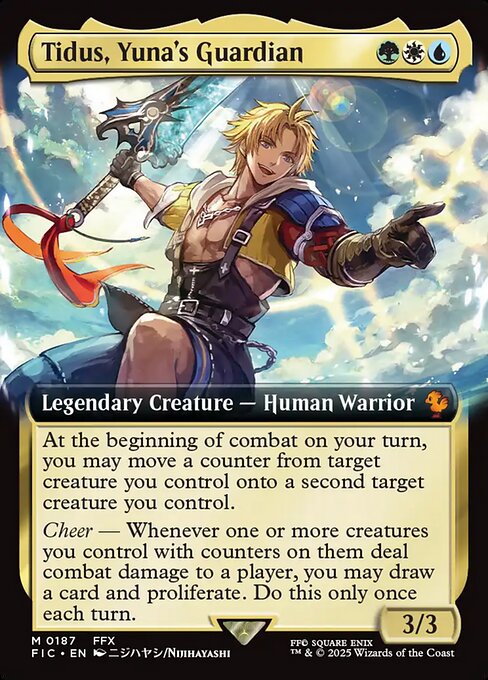 Tidus, Yuna's Guardian from Final Fantasy Commander