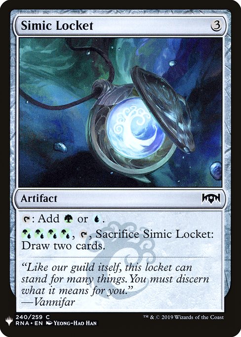 Simic Locket highlighted card art