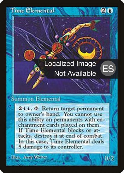 Time Elemental from Fourth Edition Foreign Black Border
