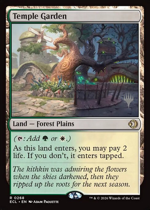 Temple Garden from Lorwyn Eclipsed Promos