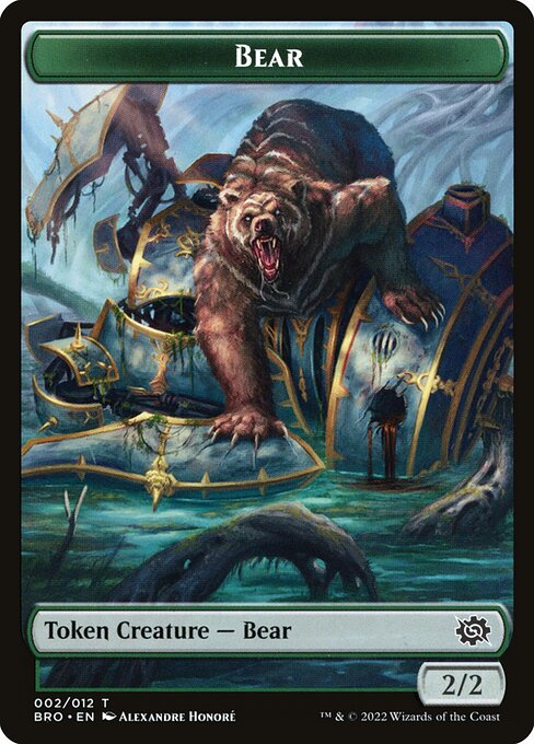 Bear highlighted card art