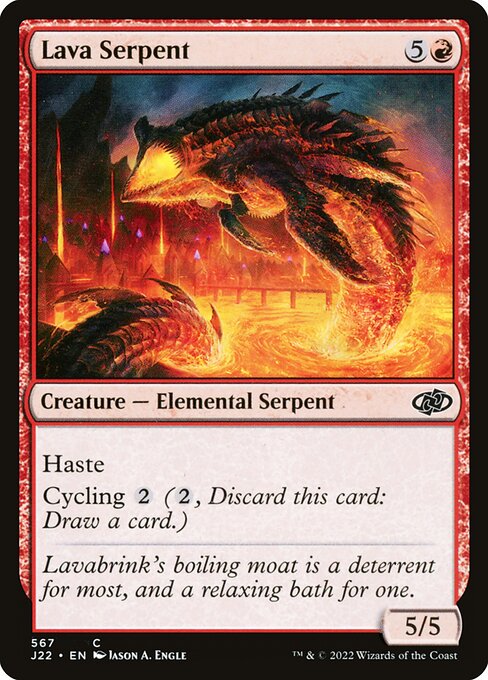 Lava Serpent highlighted card art