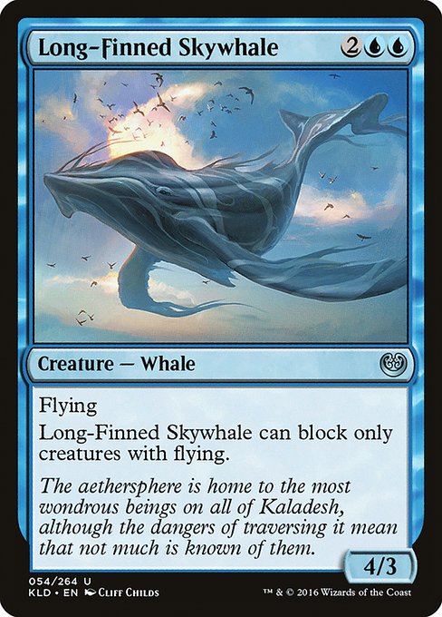 Long-Finned Skywhale highlighted card art