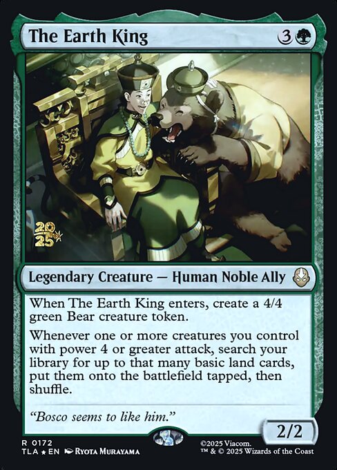 The Earth King from Avatar: The Last Airbender Promos