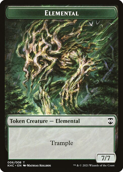 Elemental highlighted card art