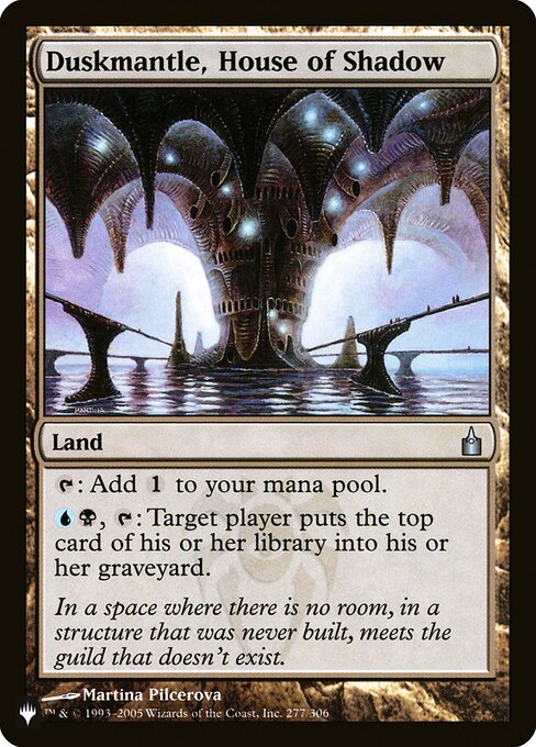 Duskmantle, House of Shadow highlighted card art
