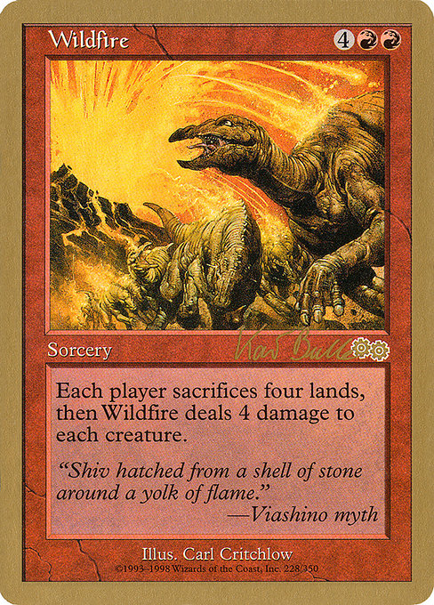Wildfire from World Championship Decks 1999