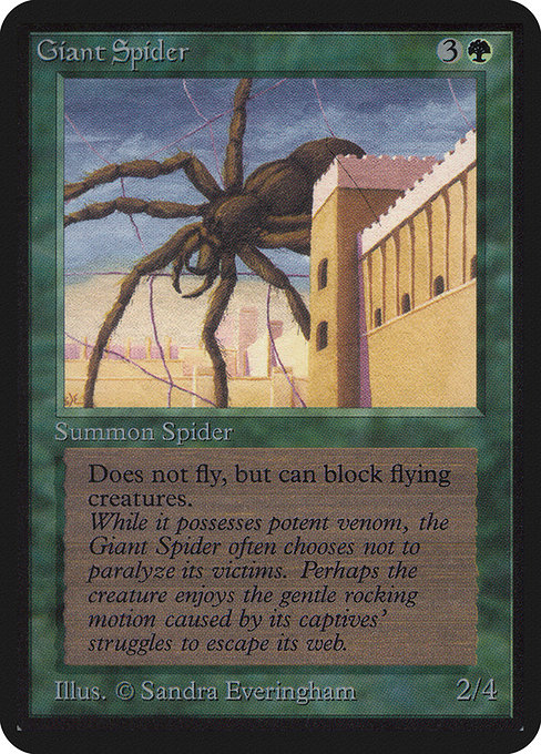 Giant Spider from Limited Edition Alpha