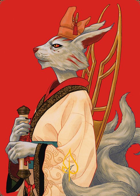 Pearl-Ear, Imperial Advisor // Pearl-Ear, Imperial Advisor highlighted card art
