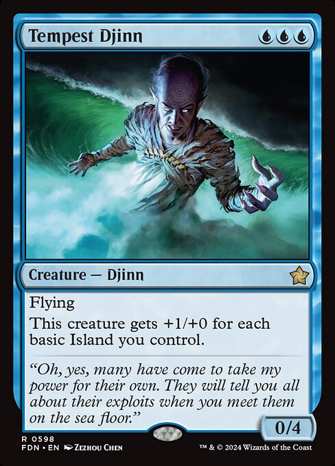 Tempest Djinn highlighted card art