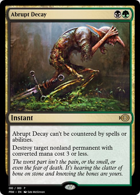 Abrupt Decay from Magic Online Promos