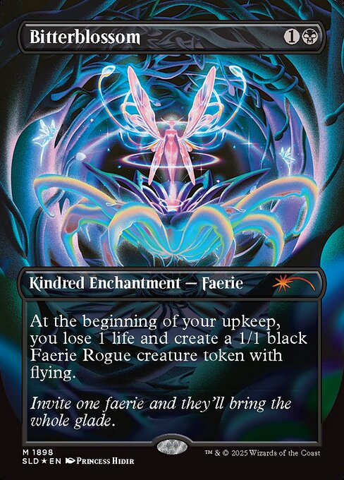 Bitterblossom highlighted card art