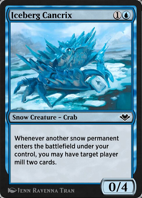 Iceberg Cancrix highlighted card art